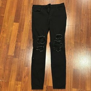 Hollister high rise super skinny jeans size 5